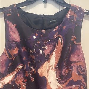 Karen Millen Purple and Orange Abstract Dress